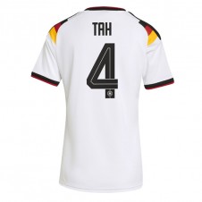 Tyskland Jonathan Tah #4 Hjemmedrakt Kvinner VM 2026 Kortermet